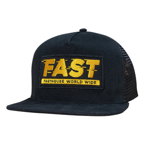 Fasthouse "SPEEDWAY" Hat - Black - City Limit Moto