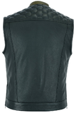 DS199 Whiskey Men's Leather Vest