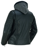 DS877 Women's Motorcycle Jacket with Rub-Off Finish