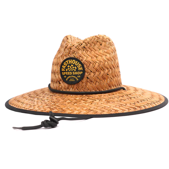 Fasthouse Deco Straw Hat, Dark Natural