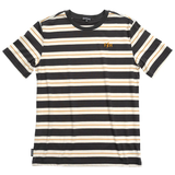 Fasthouse Defector Stripe Tee - Natural/Black