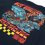 Fasthouse "Hot Wheels Stunt Show" Men's Tee Shirt - Midnight Navy