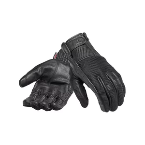 Raven Mesh Leather Gloves