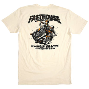 Fasthouse "Tracker" Men's Tee Shirt - Natural
