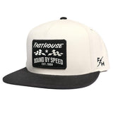 Fasthouse "BOUND BY SPEED" Hat - Cream/Black