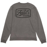 Fasthouse "CARRERA" Crew Neck Pullover- Charcoal