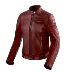 Rev'it! "Clare" Women's Leather Jacket - Red - City Limit Moto