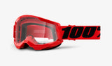 100% "Strata 2" Goggles - multiple color/tint options