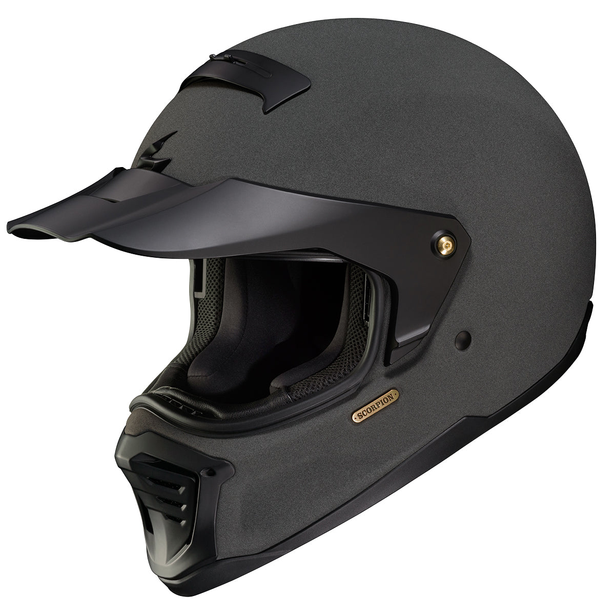 SCORPION EXO-HX1 フルフェイスヘルメット 装飾品 スコーピオン□エクゾ HX1 ソリッド セメントグレー SCORPION