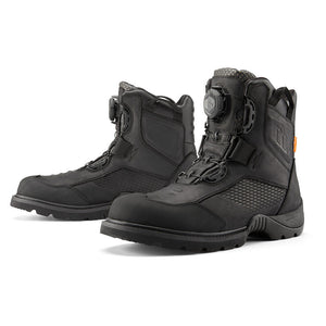 Icon "Stormhawk" Waterproof Boots - Black