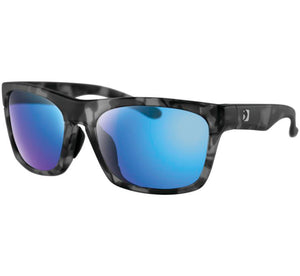 Bobster "ROUTE" Sunglasses - Matte Gray Tortoise Frame/Purple HD/Light Blue Revo Lens - City Limit Moto