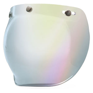 Bell 3-Snap Bubble Shield - Silver Iridium - City Limit Moto