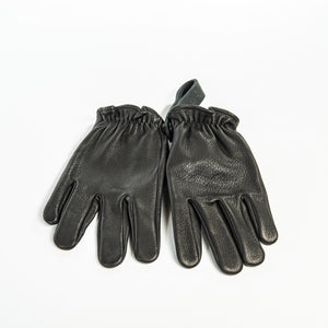 Revival - Ranch Road Deerskin Riding Gloves - Black