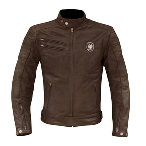 Merlin "Alton" Leather Jacket - Brown - City Limit Moto